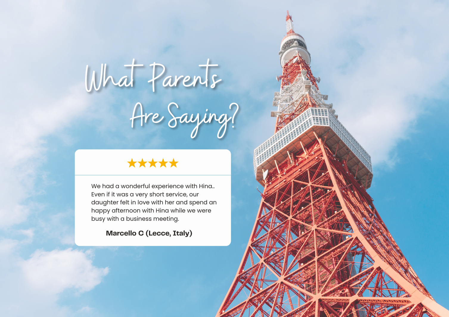 What Parents Are Saying About Our Service