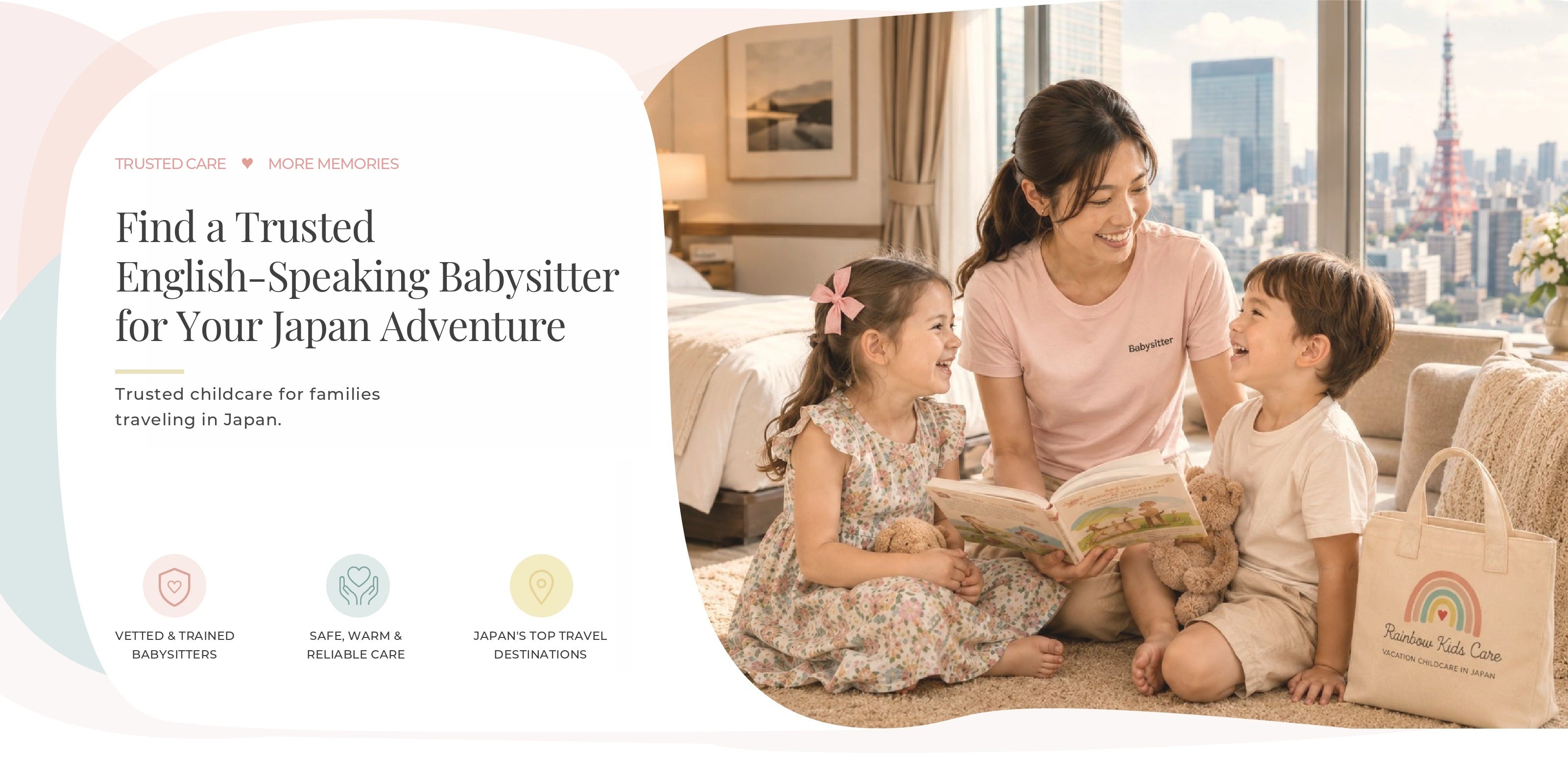Find a Trusted English-Speaking Babysitter for Your Japan Adventure - Rainbow Kids Care
